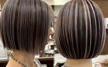 白髪が気になる40代に人気のアンブレラカラー