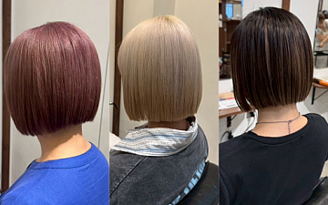 ハイトーンボブで上品に◎